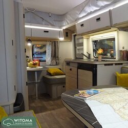 Eriba Eriba Touring 540 Super compleet, lengtebed
