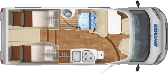 Indeling Hymer Exsis-T 474 