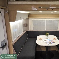 Dethleffs Aero 530 UP 2023 op show kinderkamer