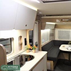Dethleffs Aero 530 UP 2023 op show kinderkamer