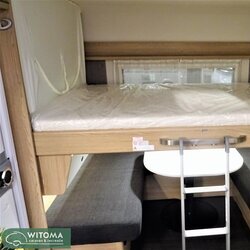 Dethleffs Aero 530 UP 2023 op show kinderkamer