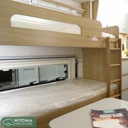 Dethleffs Aero 530 UP 2023 op show kinderkamer