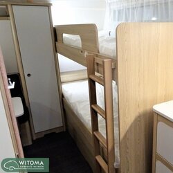 Dethleffs Aero 530 UP 2023 op show kinderkamer