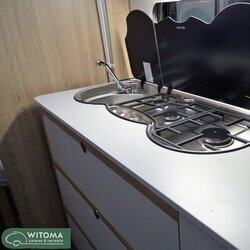 Dethleffs Aero 530 UP 2023 op show kinderkamer