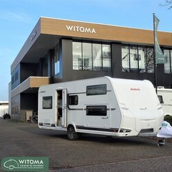 Dethleffs Aero 530 UP 2023 op show kinderkamer