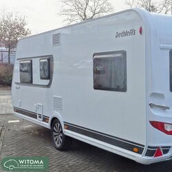 Dethleffs Aero 530 UP 2023 op show kinderkamer