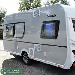 Dethleffs Nomad Avantgarde 460 EL in showroom