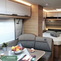 Knaus  Sudwind 60 Years 550 FSK Op show met stapelbed