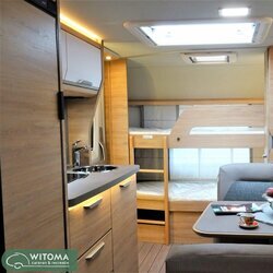 Knaus  Sudwind 60 Years 550 FSK Op show met stapelbed