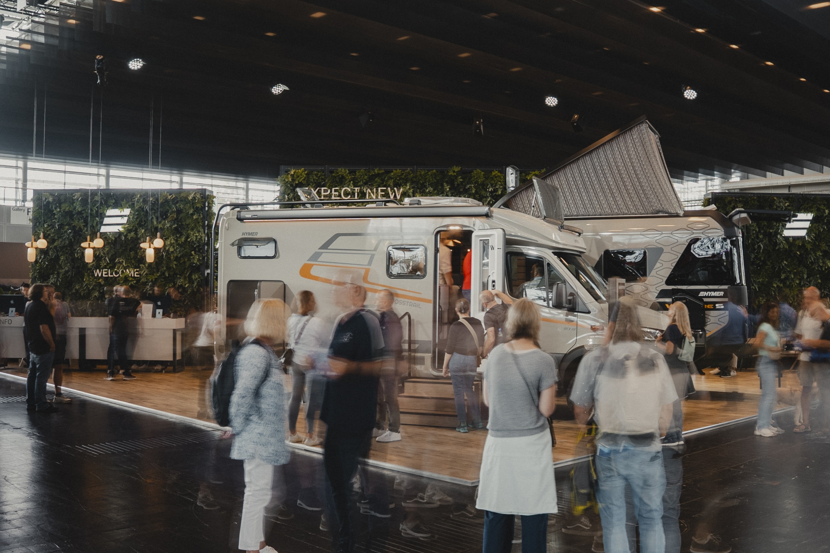 Witoma bij Eriba caravans op de Caravan Salon beurs Dusseldorf 