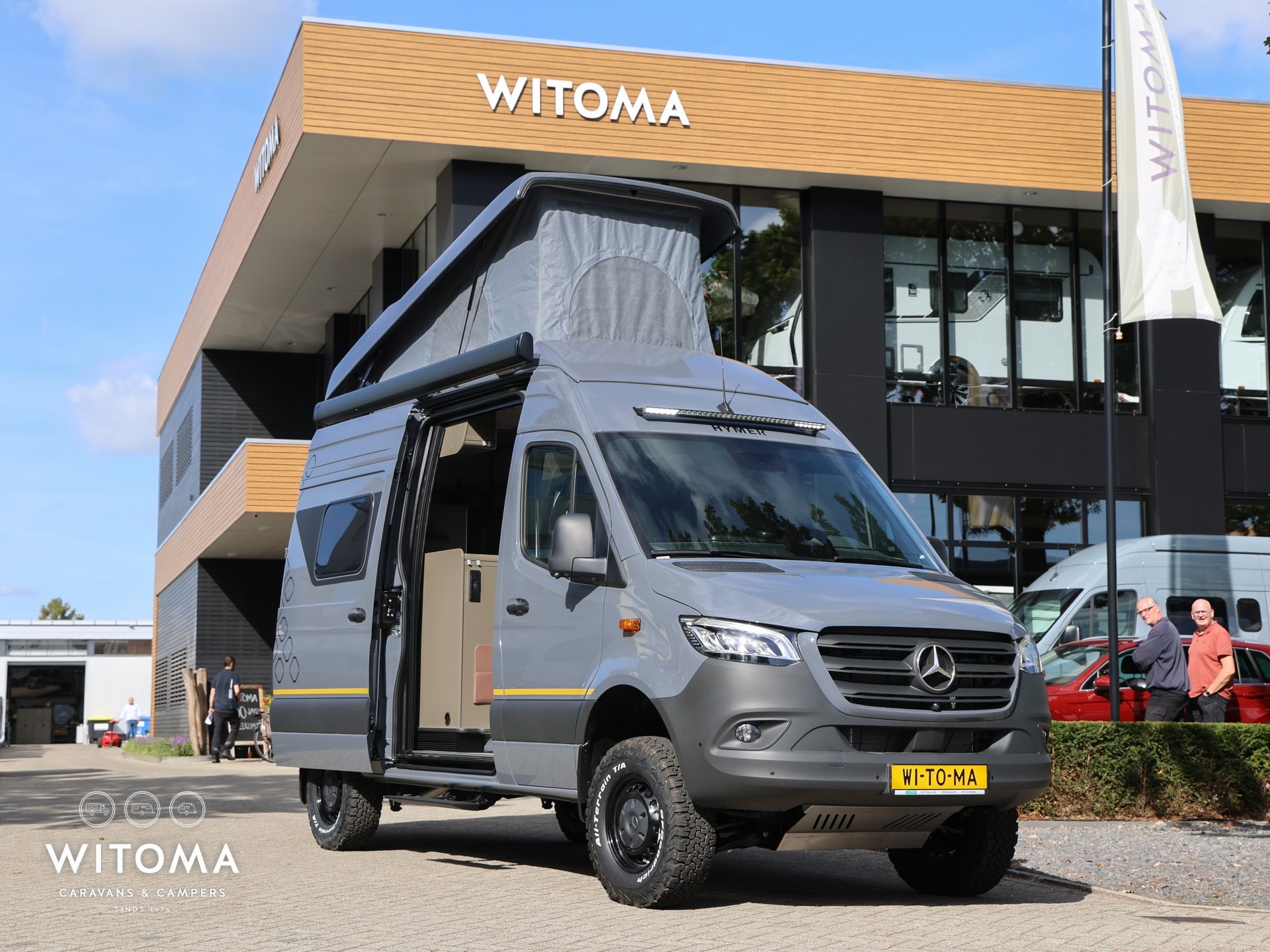 Hymer Grand Canyon-S 4x4 Crossover 2027 bij Witoma op de oprit