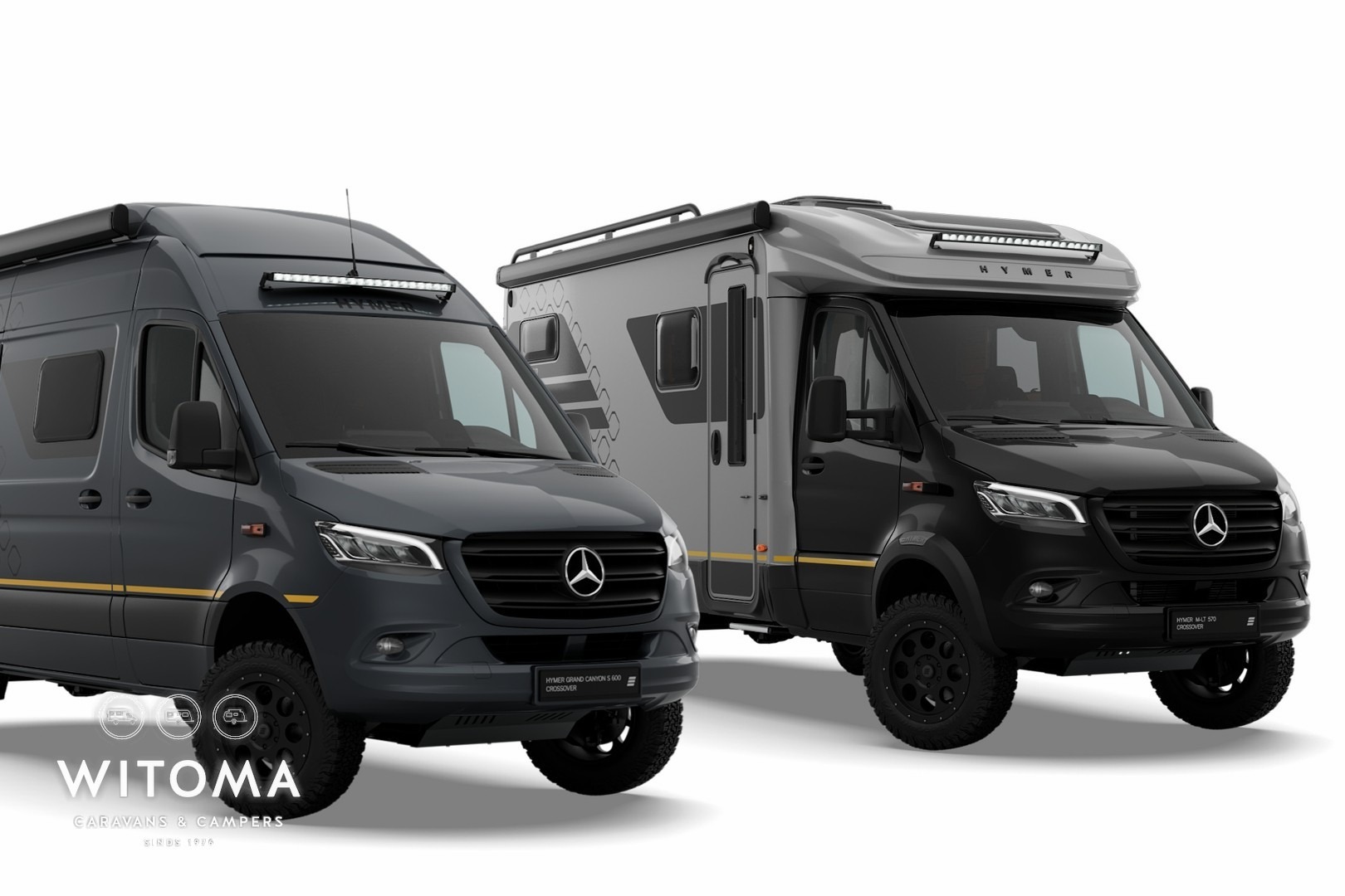 Grand Canyon-S Crossover 2027 samen met de  Hymer ML-T 570 Crossover 4x4 2027